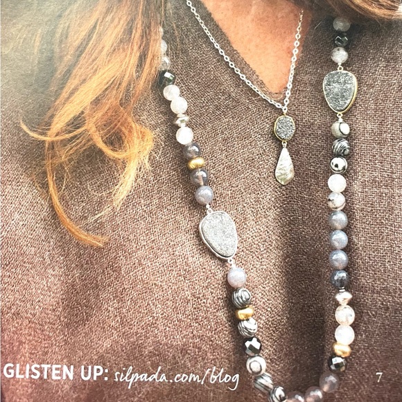 Silpada Ode to Geode Necklace - Picture 6 of 7